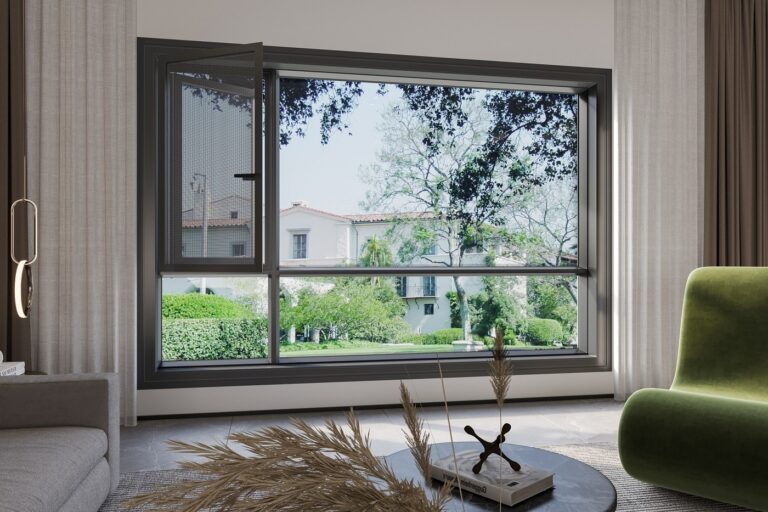 美度·GD110C时尚窄边外平开窗1