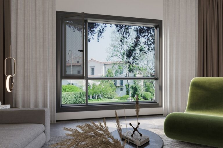 美度·GD118A时尚窄边外平开窗