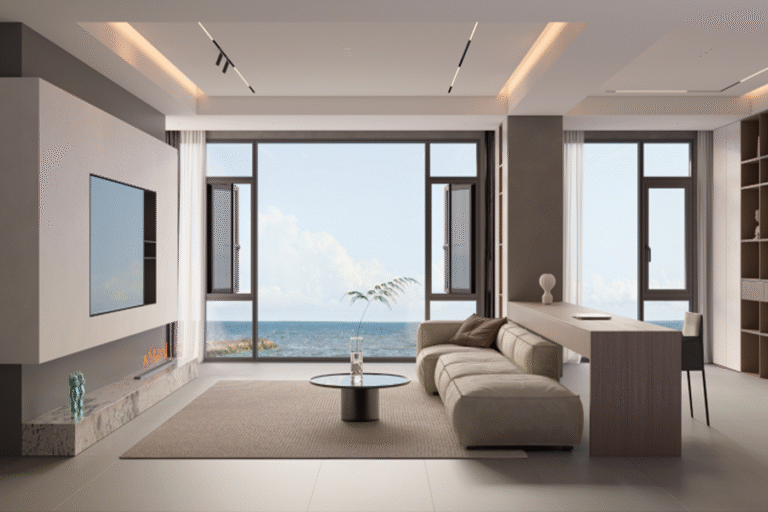 远山·GD85隔音隔热外平开窗1