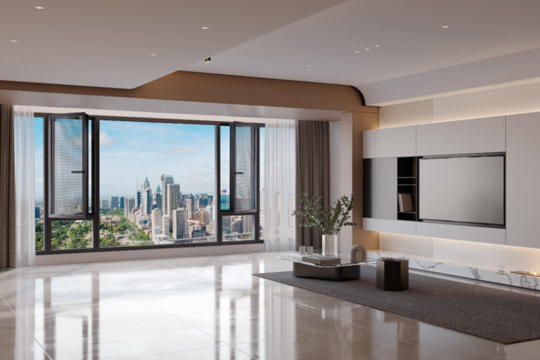 铂金·GD120C超静音智能内平开窗1