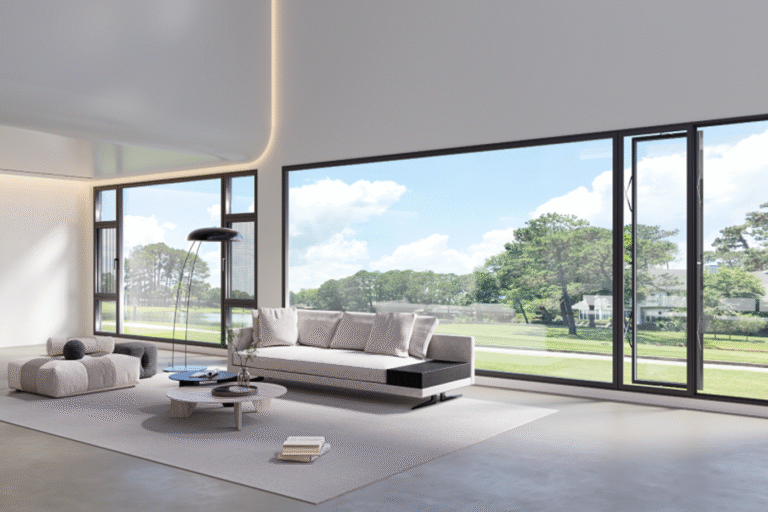 铂金·GD132超静音智能外平开窗